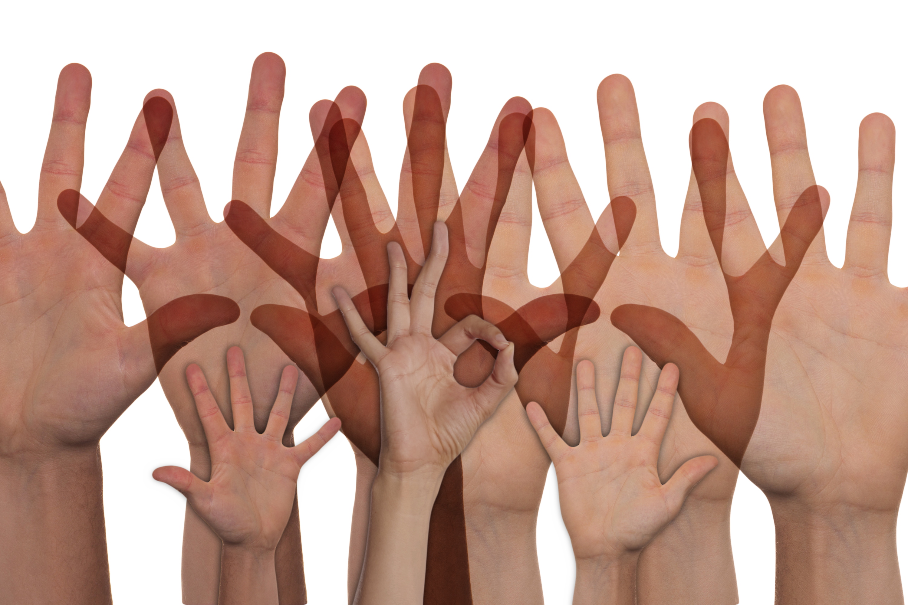 Hands up image for serving as a Teen Volunteer