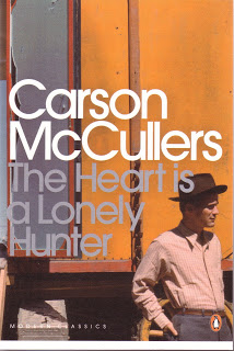 Book jacket of the novel "The Heart is a Lonely Hunter"