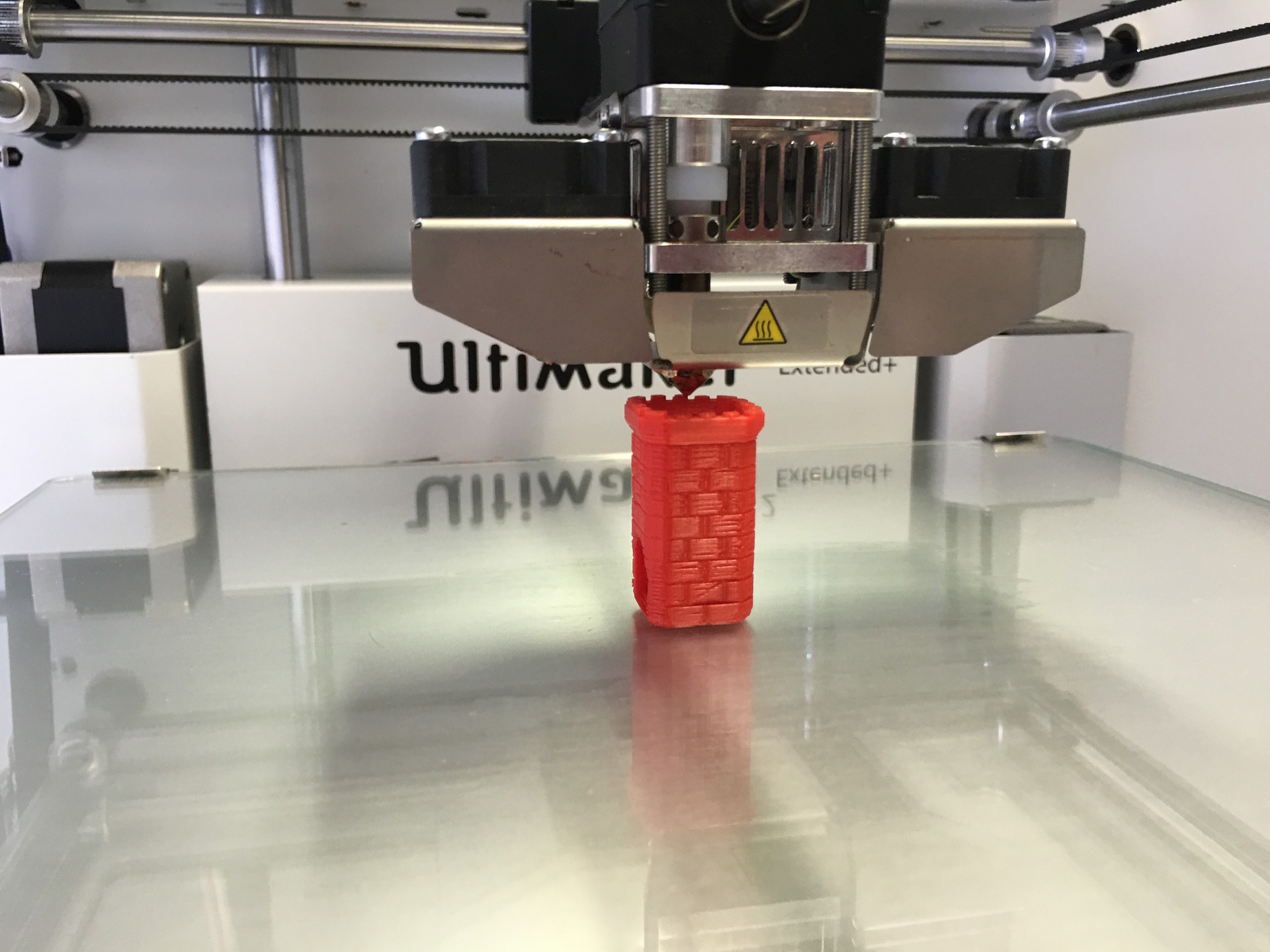 Image of 3D print in progress