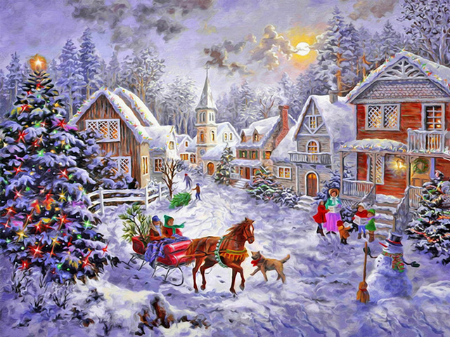 An image of a Christmas scene