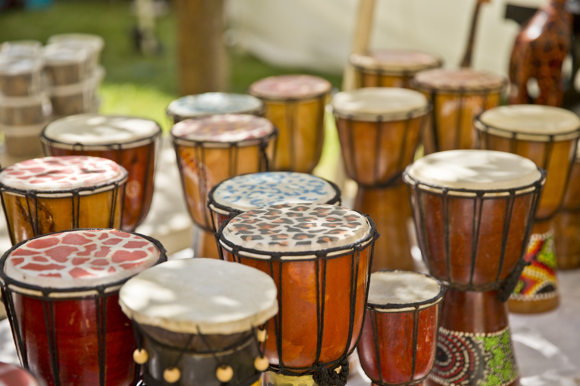 Group of drums.