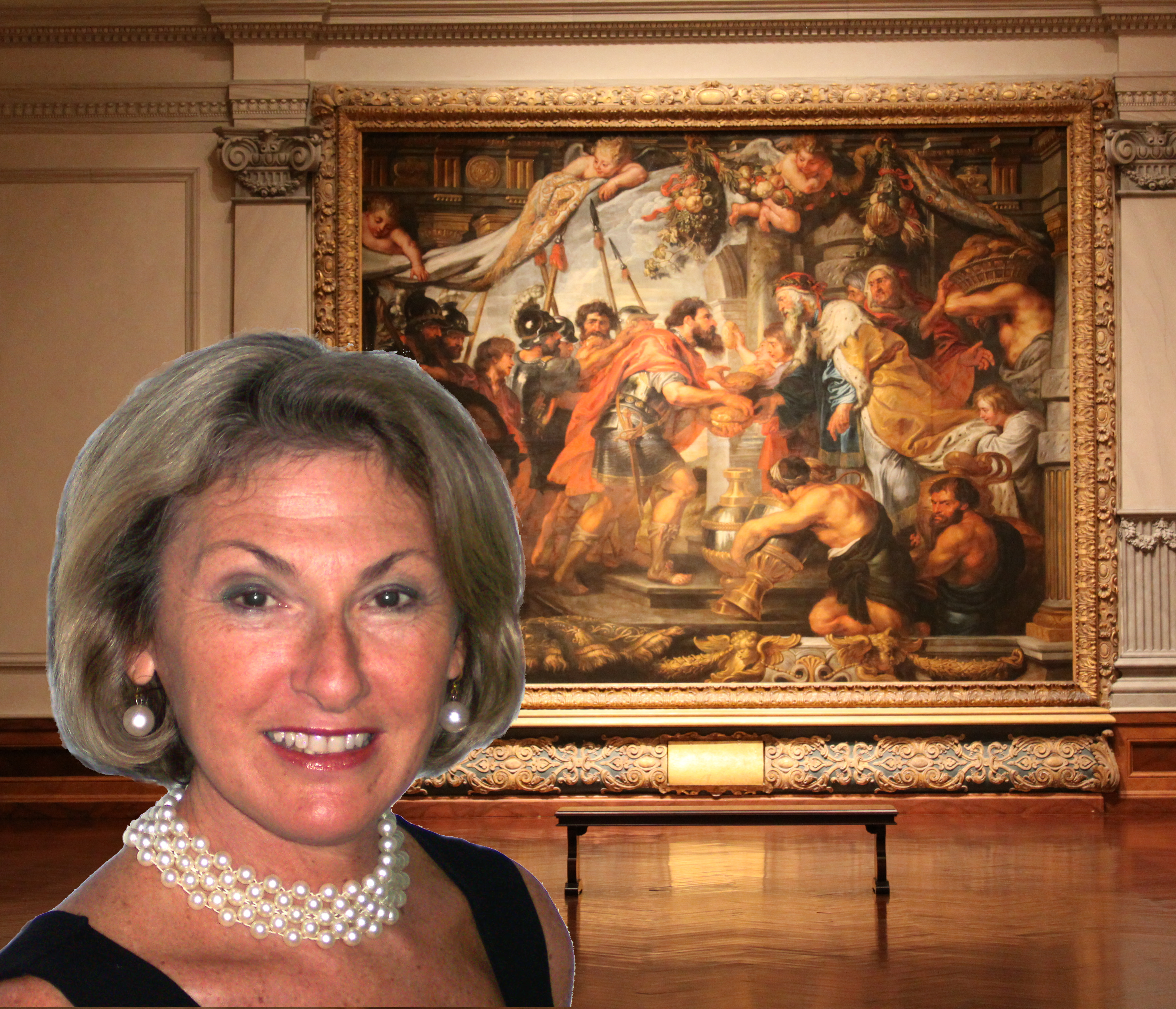 Baila Miller and Ringling Painting