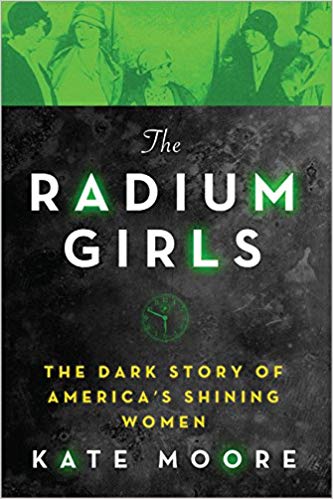 Radium Girls book cover, green and black 