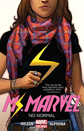 Cover of Ms. Marvel book.