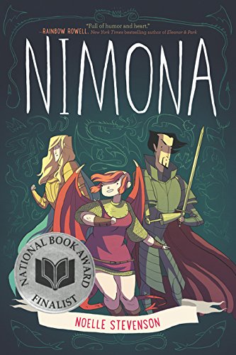 Cover of Nimona graphic novel.