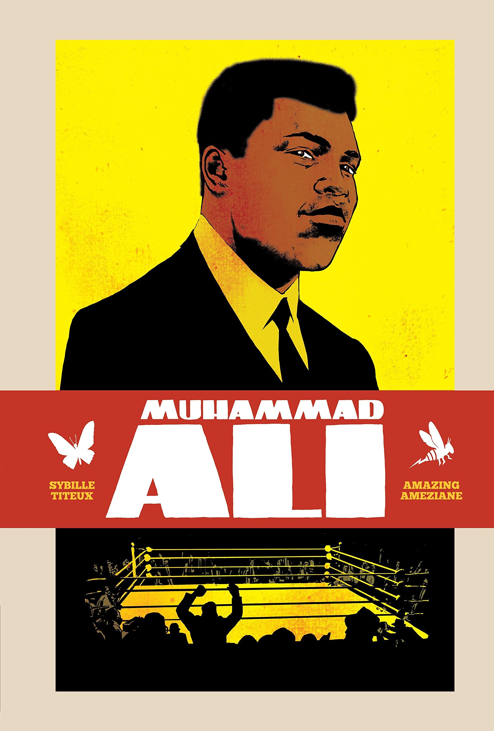 Book cover for Muhammad Ali by Sybille Titeux.