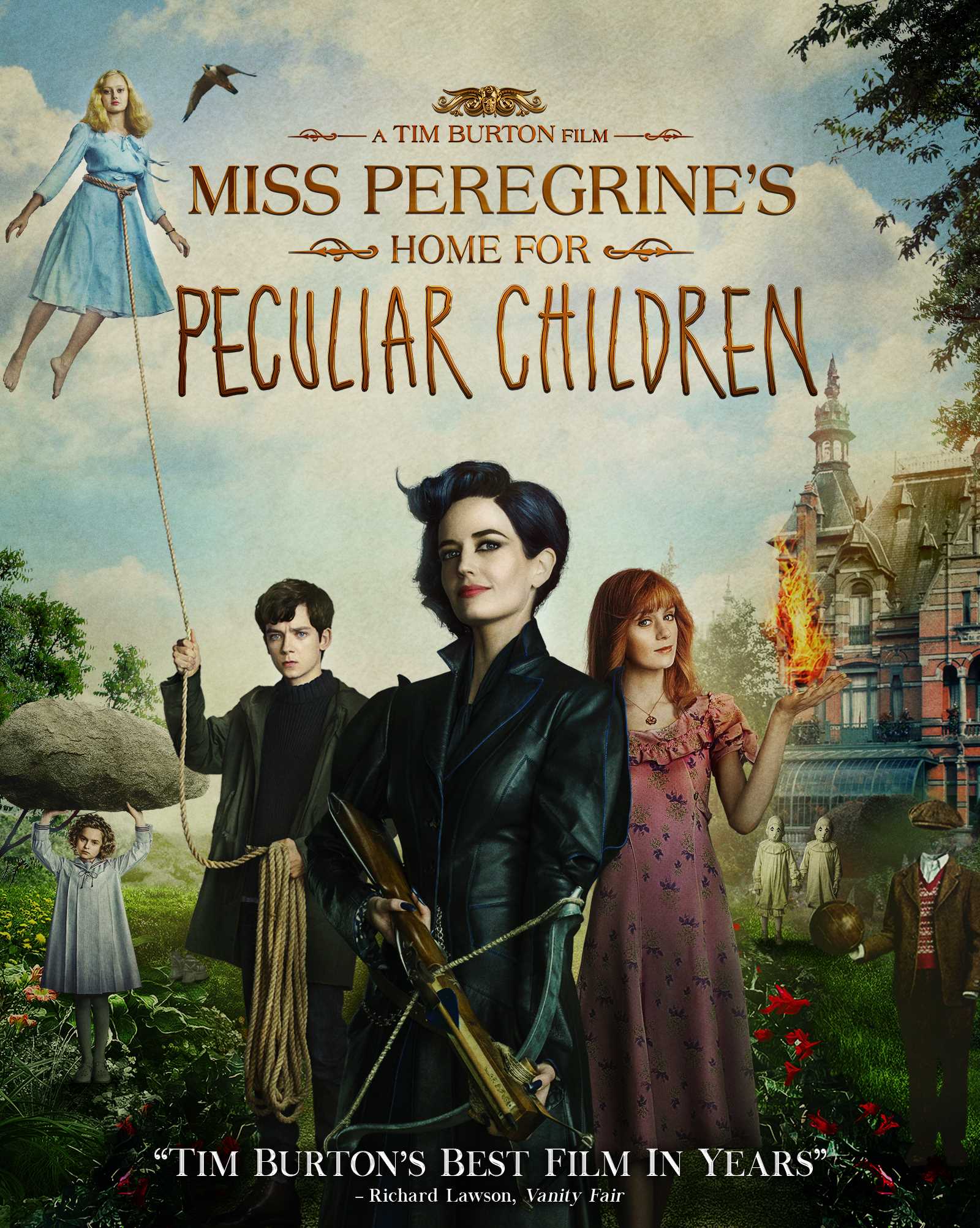 movie poster for Miss Peregrine's Home for Peculiar Children