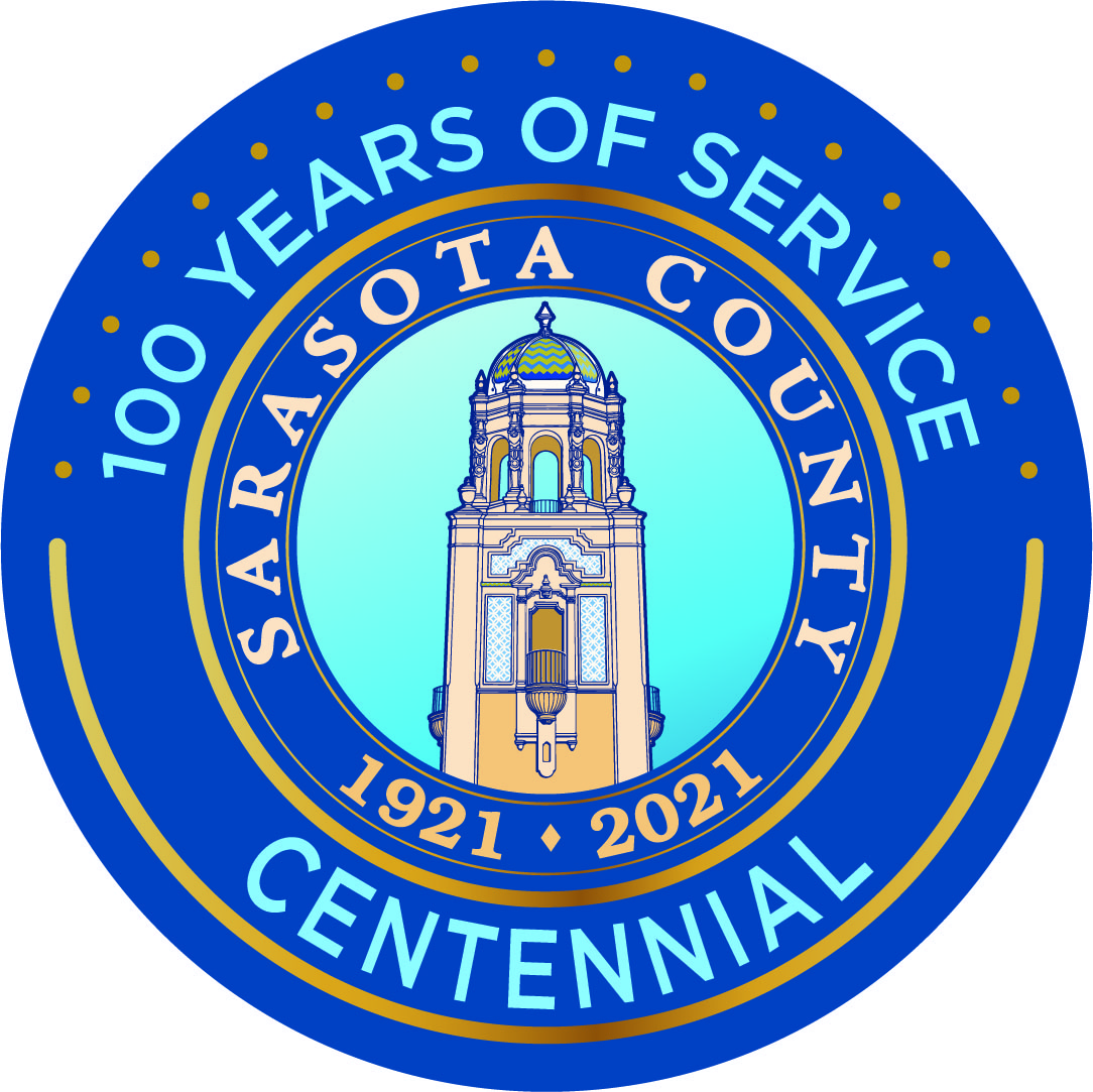 Sarasota County Centennial logo