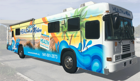 Sarasota County Health in Motion Bus