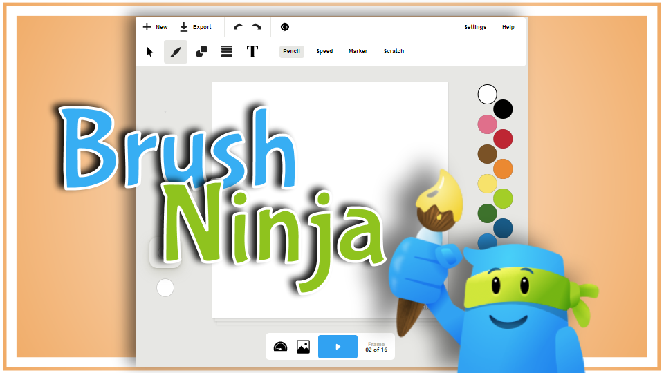 brush ninja logo