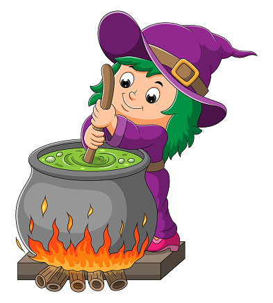 A cooking Witch