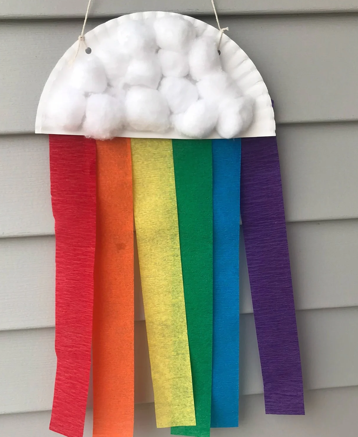 Rainbow Paper Plate Craft