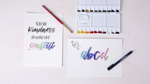 Watercolor Lettering - A Daily Practice with Jess Park