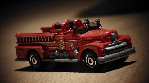 Vintage Fire Truck Toy