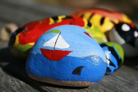 Painted rocks