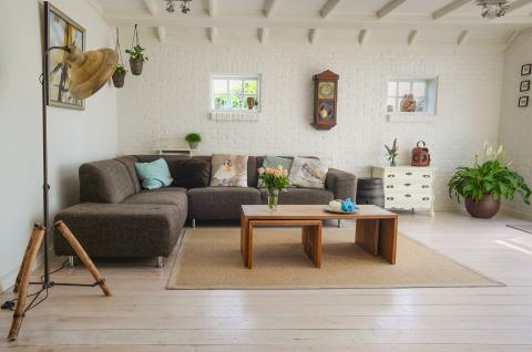 A tidy living room.