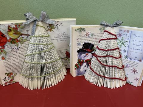 Folded Book Tree