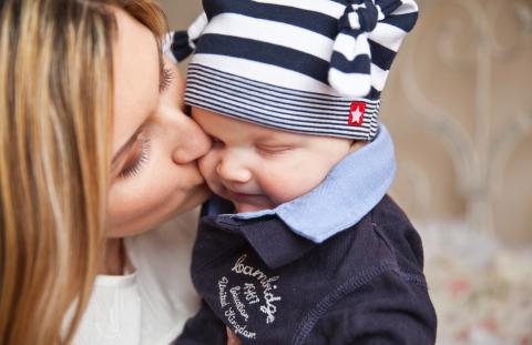 Mother with baby