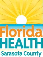 Florida Health Sarasota County logo with a sunrise