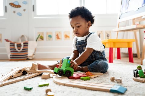 Toddler Playing