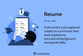 resume