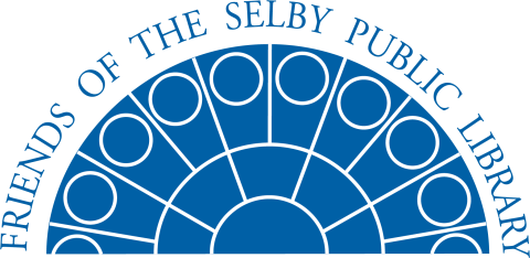 Friends of Selby Public Library logo in blue