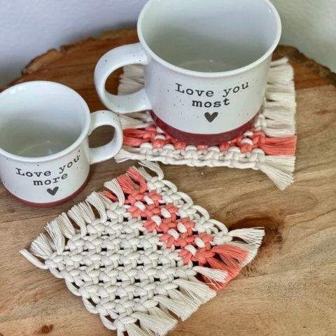 Macramé Coasters