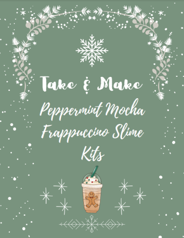 a peppermint mocha slime flyer