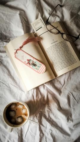 book with bookmark