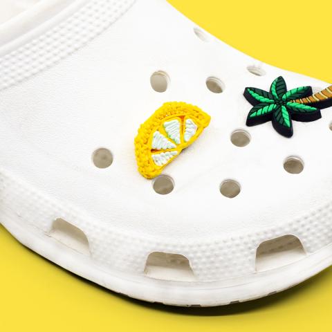 croc charms created by 3d pen doodler