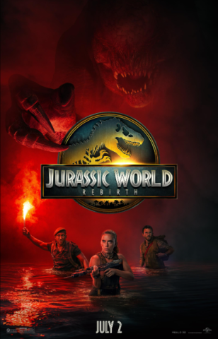 The poster art for Jurassic World: Rebirth.