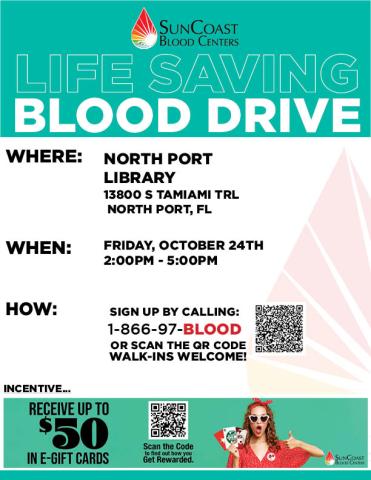 October 24, 2025 Blood Drive flyer