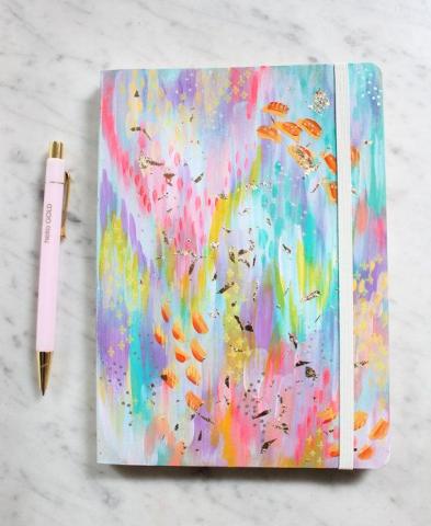 painted journal cover
