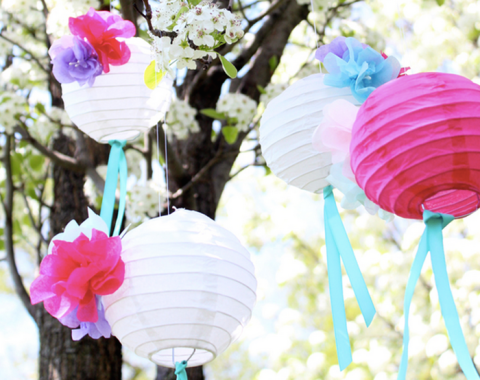 Paper Flower Lanterns
