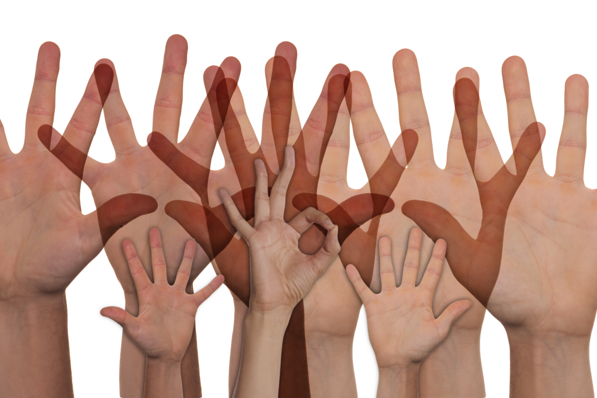 Hands up image for serving as a Teen Volunteer