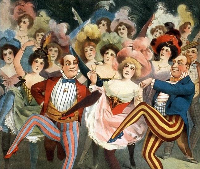 Image of vaudeville dancers.