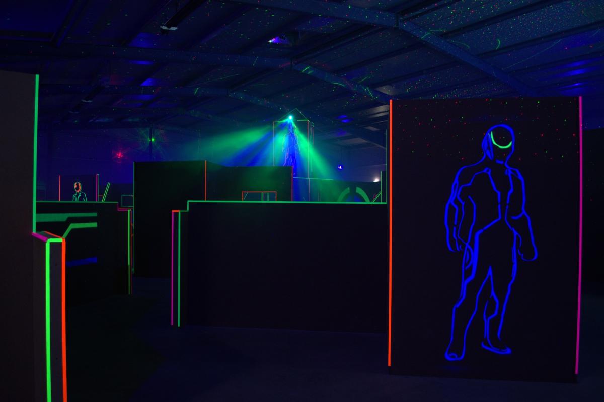 Laser tag arena