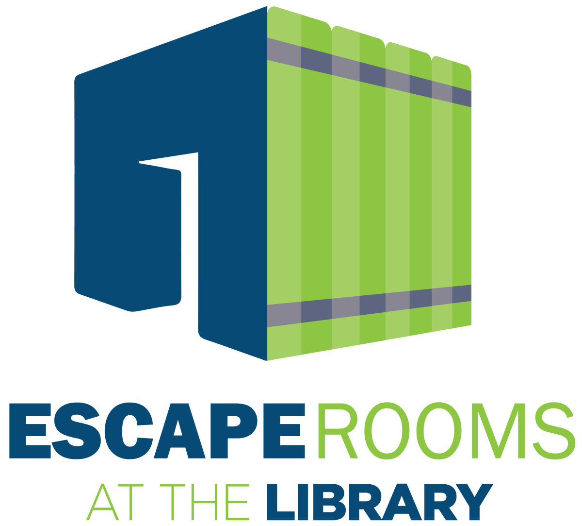 Escape Rooms at the Library logo.