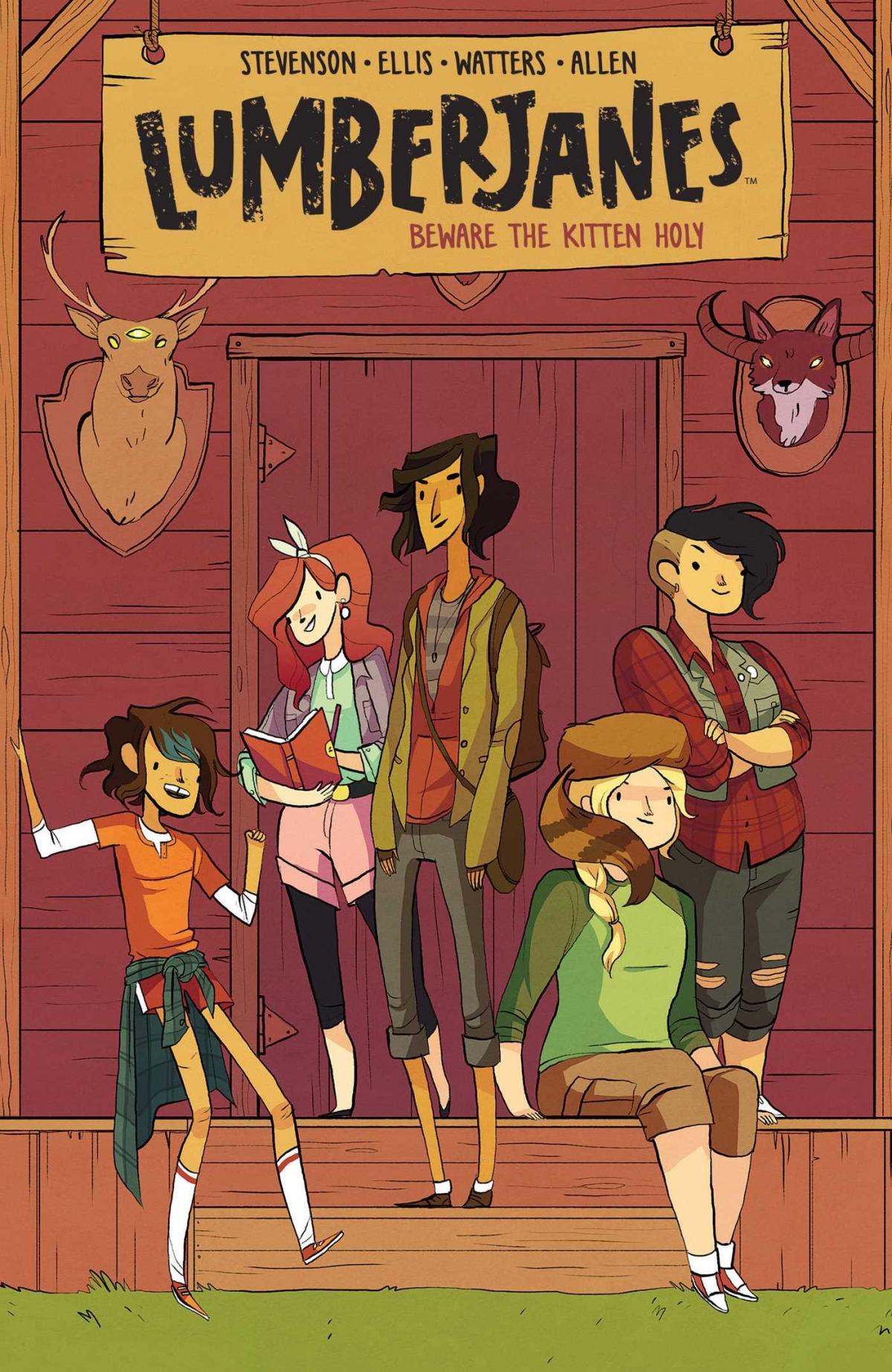 Cover of Lumberjanes comic book.