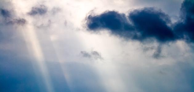 Clouds with sun rays