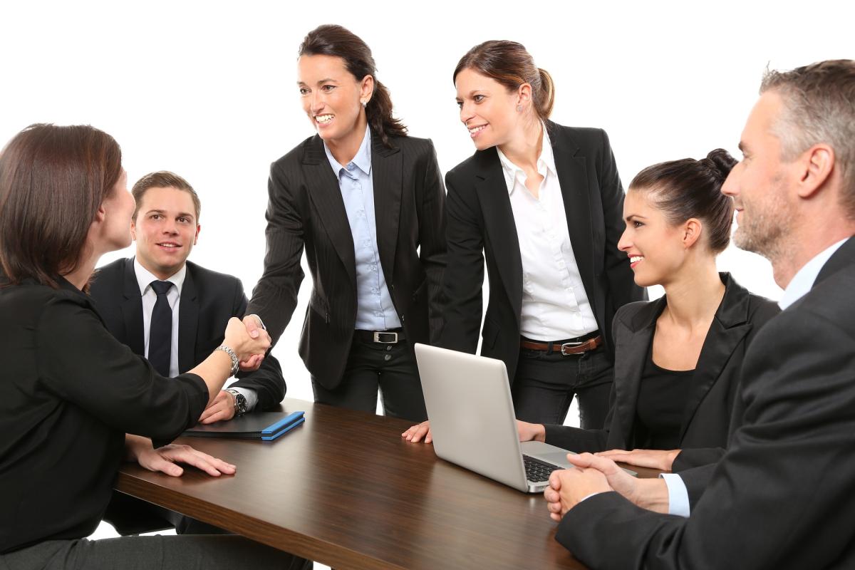 People around a table