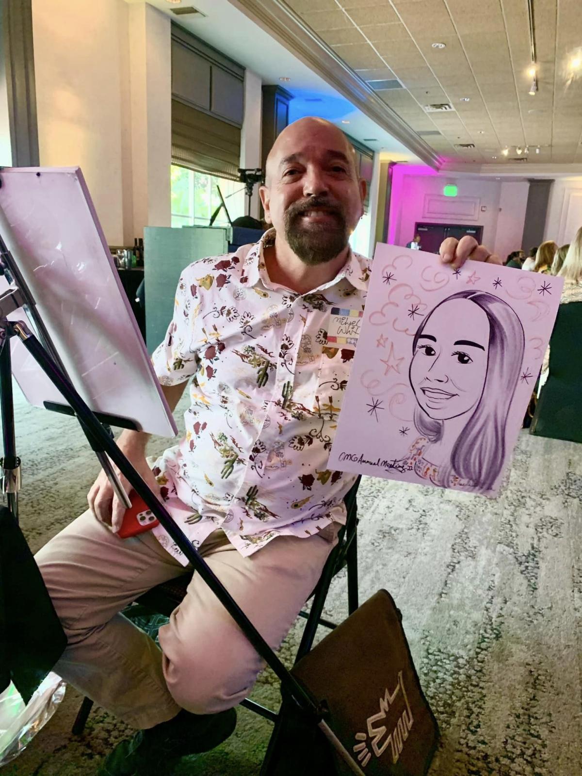 Michael White, Caricature Artist