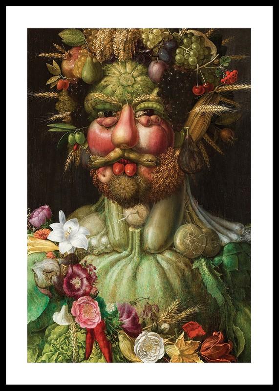 Vertumnus Painting by Giuseppe Arcimboldo