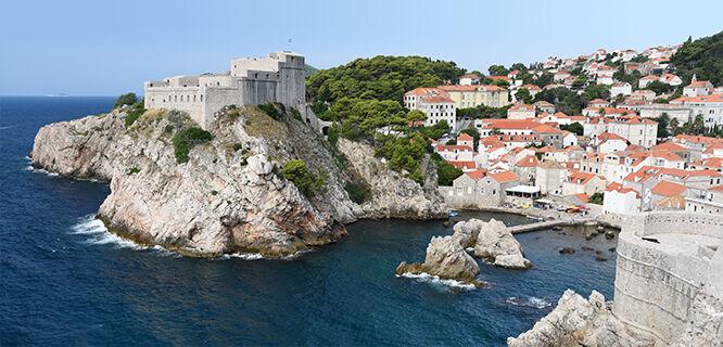 Photo of the Dalmatian Coast line.