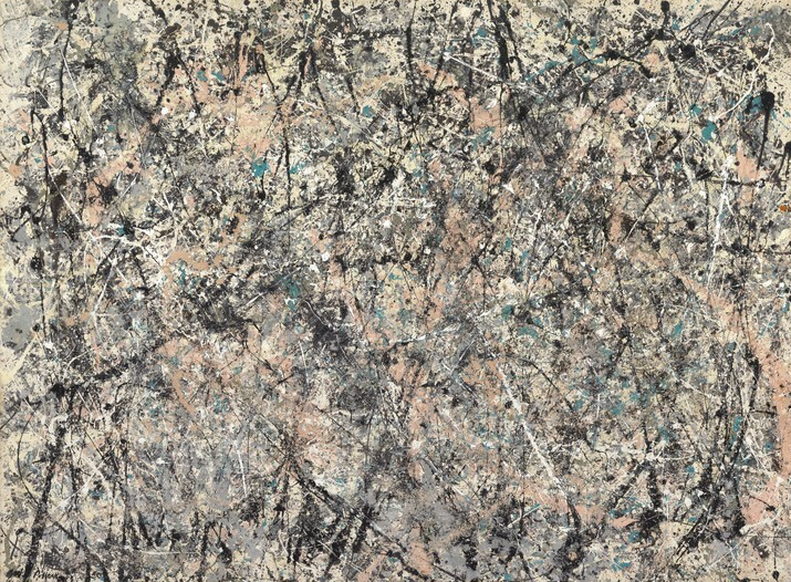 Jackson Pollock's Lavender Mist painting.