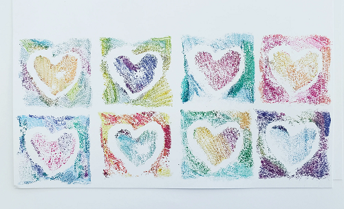 heart prints