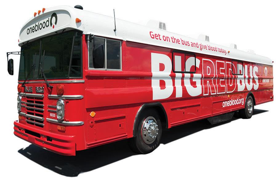 Image of Big Red Bus. 
