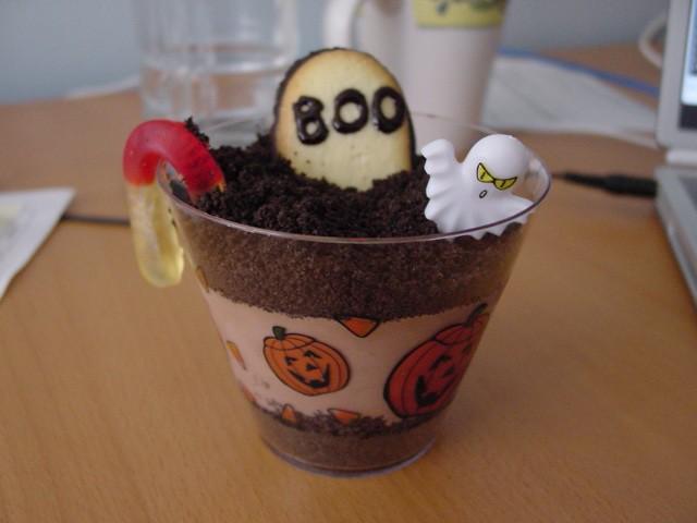 halloween pudding