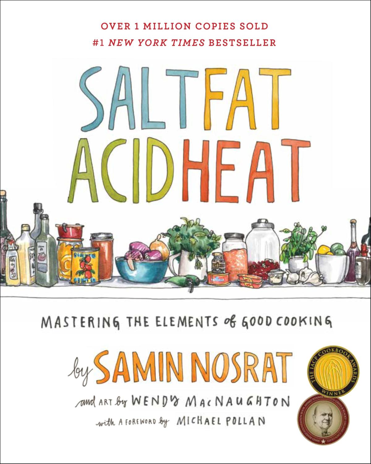 Cover of "Salt Fat Acid Heat" by Samin Nosrat