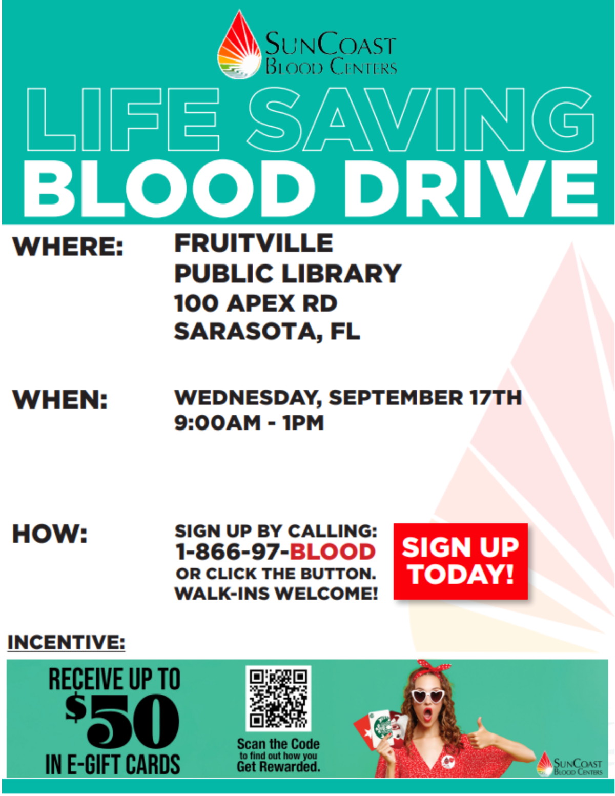 Blood Drive information